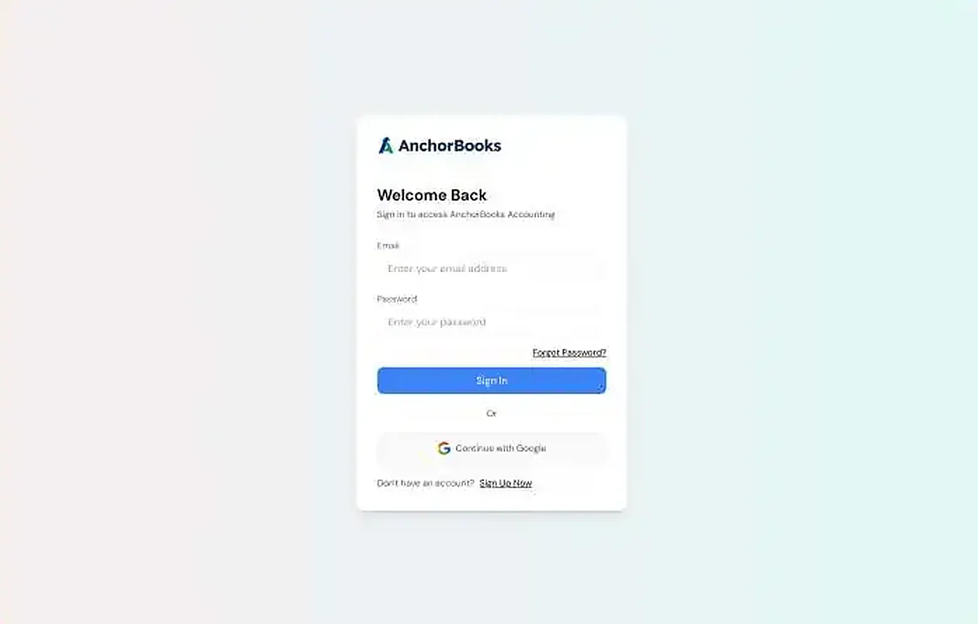 BooksIQ — Sign-in to the BooksIQ workspace